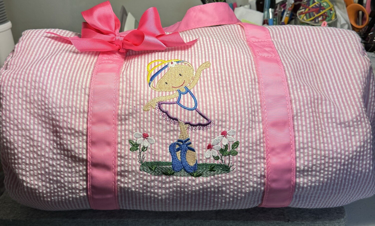 Pink Duffle Bag
