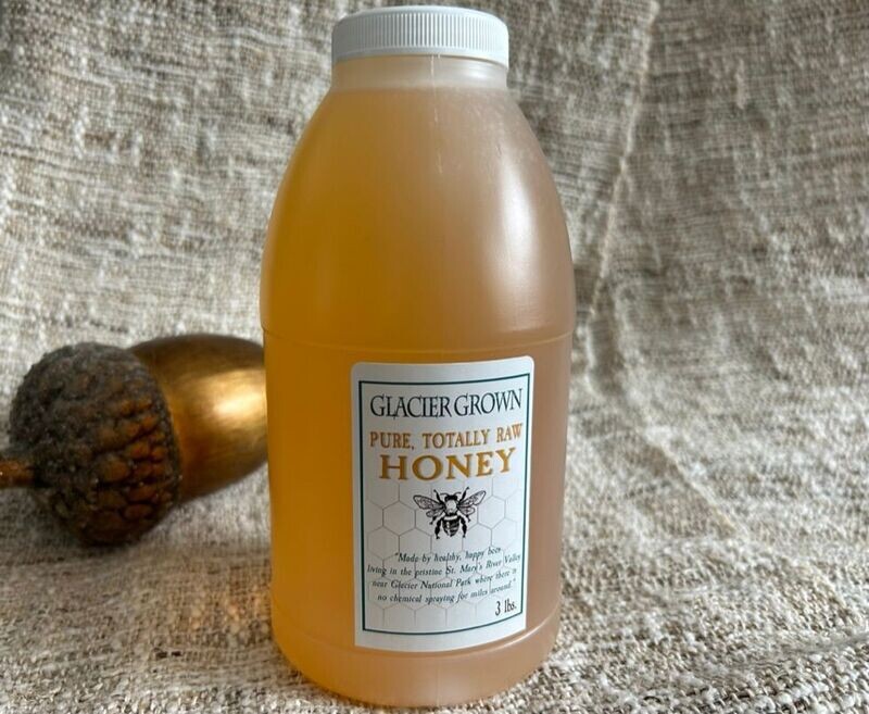 Raw Honey -  3 lb jug