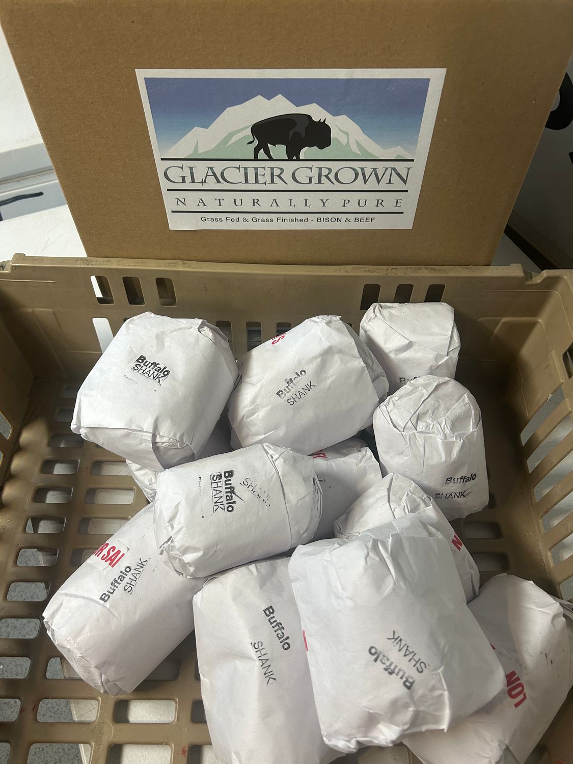 Bison Shanks (Osso Bucco) - average 20 lbs - $292.40