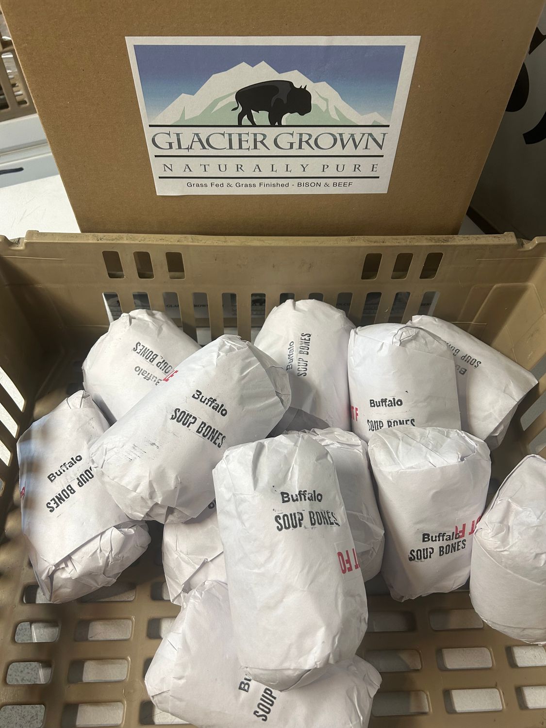 Bison Soup Bones -  average 20 lbs - $276.20