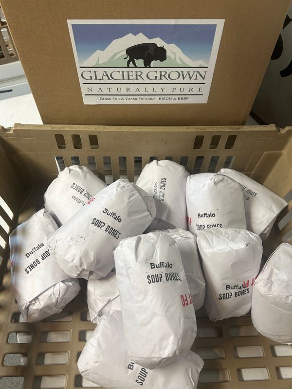 Bison Soup Bones -  average 20 lbs - $276.20