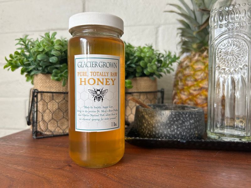 Raw Honey - 1 lb Glass