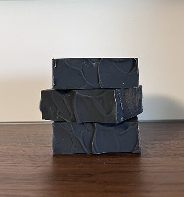 Three Black Soap Bars