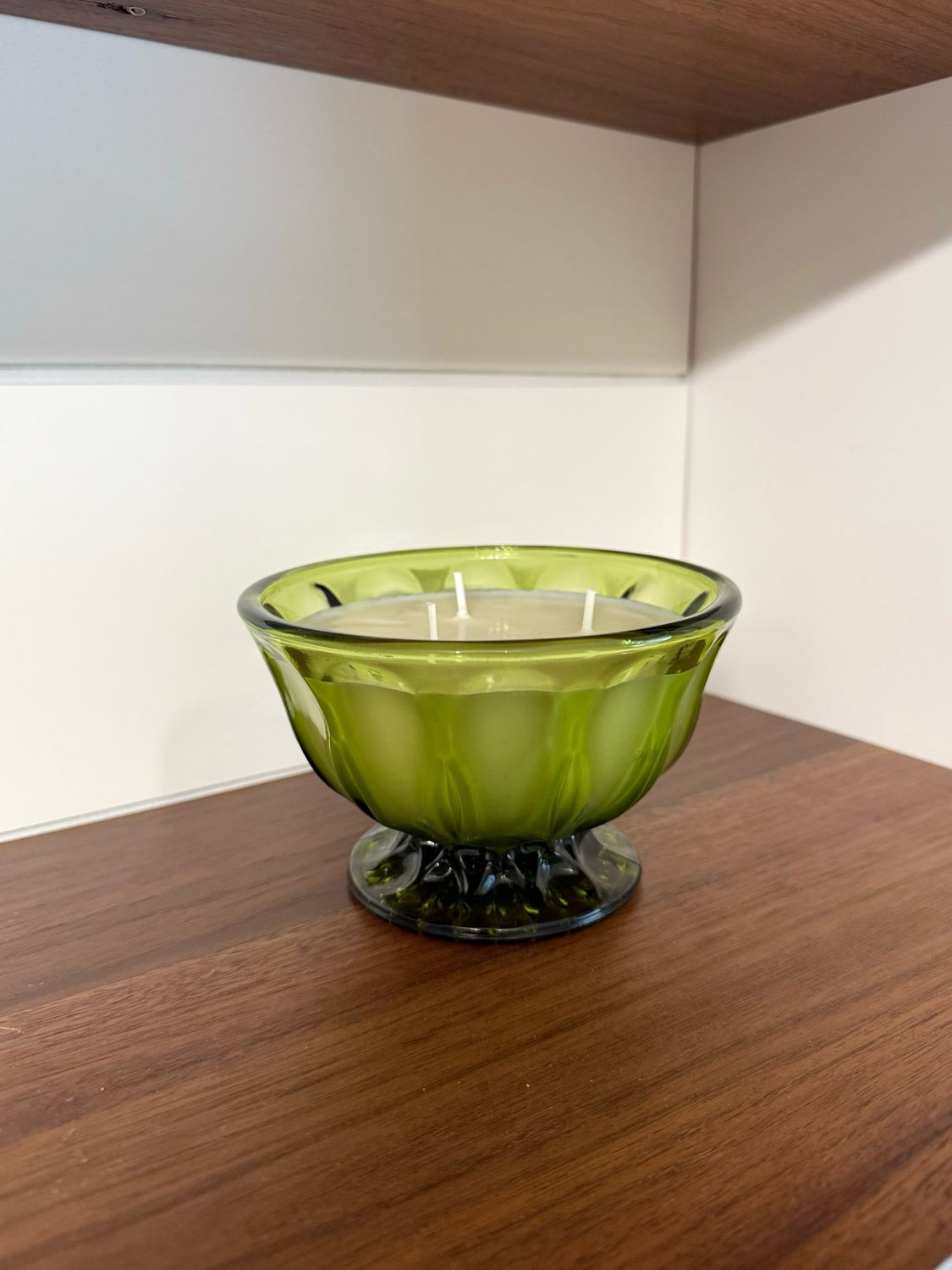 Deer Creek Hand-Poured Candle in Vintage Anchor Hocking Glassware