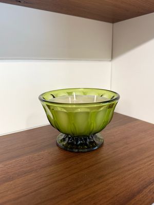 Deer Creek Hand-Poured Candle in Vintage Anchor Hocking Glassware