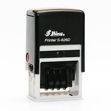 Self-Inking Date Stamp S-826D (41x24mm)