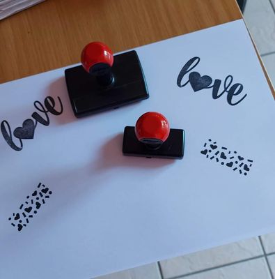 Plastic Handle Stamps