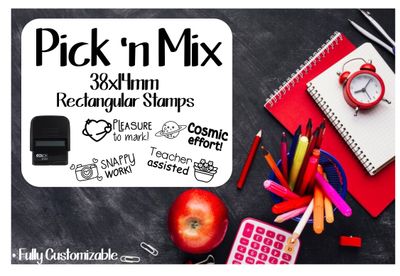 Pick &#39;n Mix - 4 Self-Inking Stamps