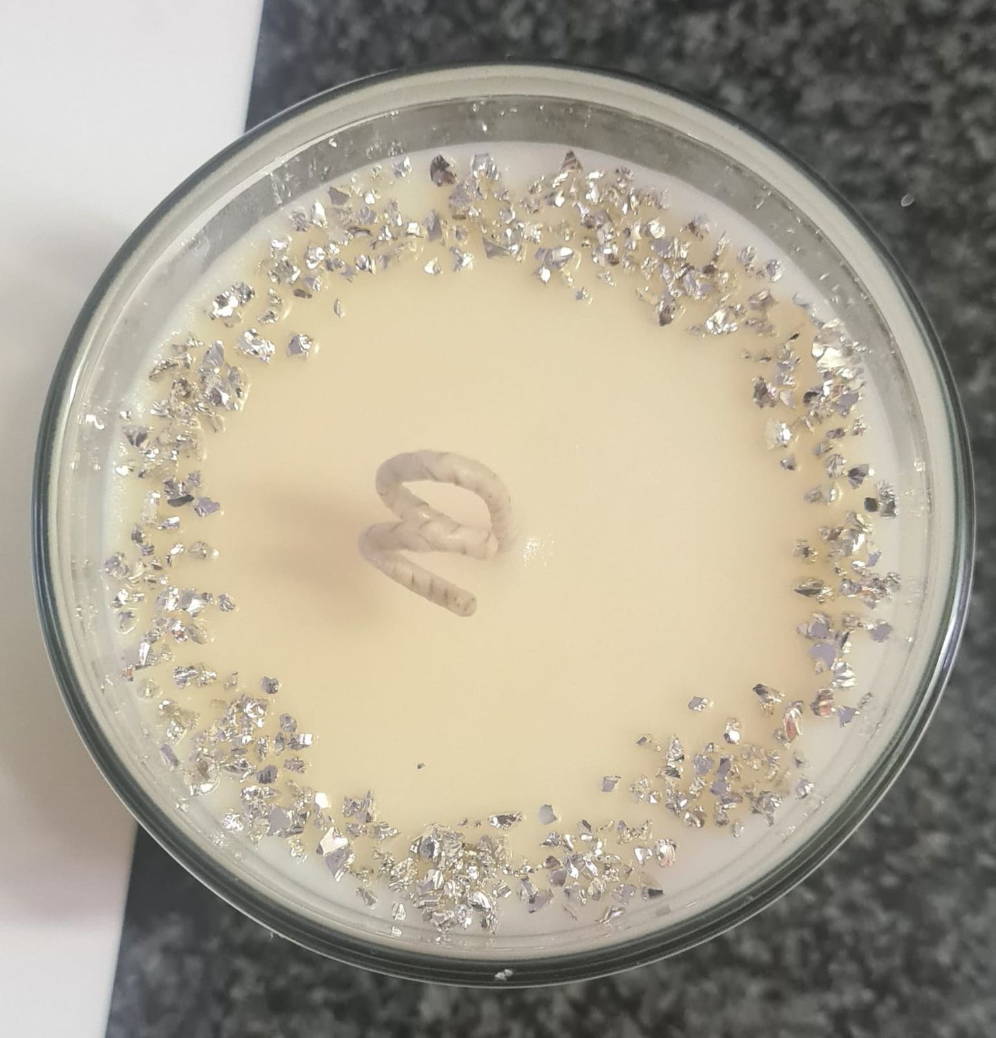 Clear Glass Candle