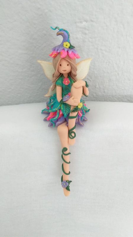 Hand sculpted fairy