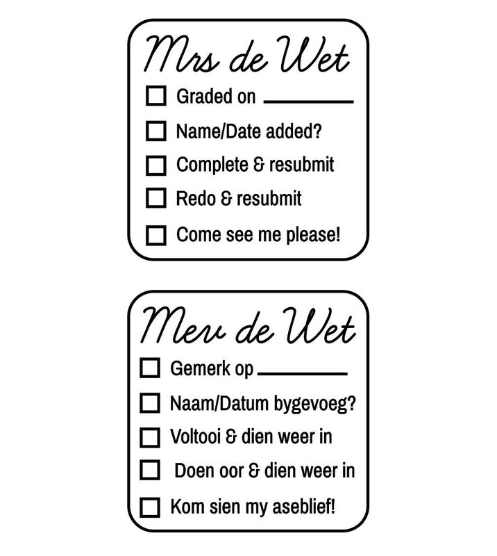 Checklist Stamp - 2