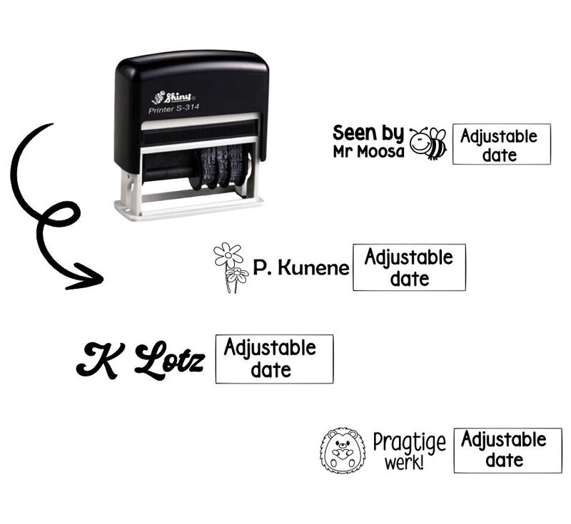 26x10mm In-Line Date Stamps