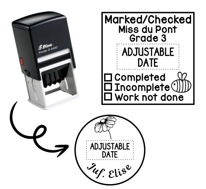 42x42mm Date Stamps
