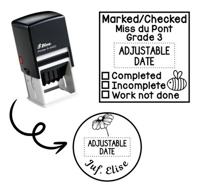 42x42mm Date Stamps