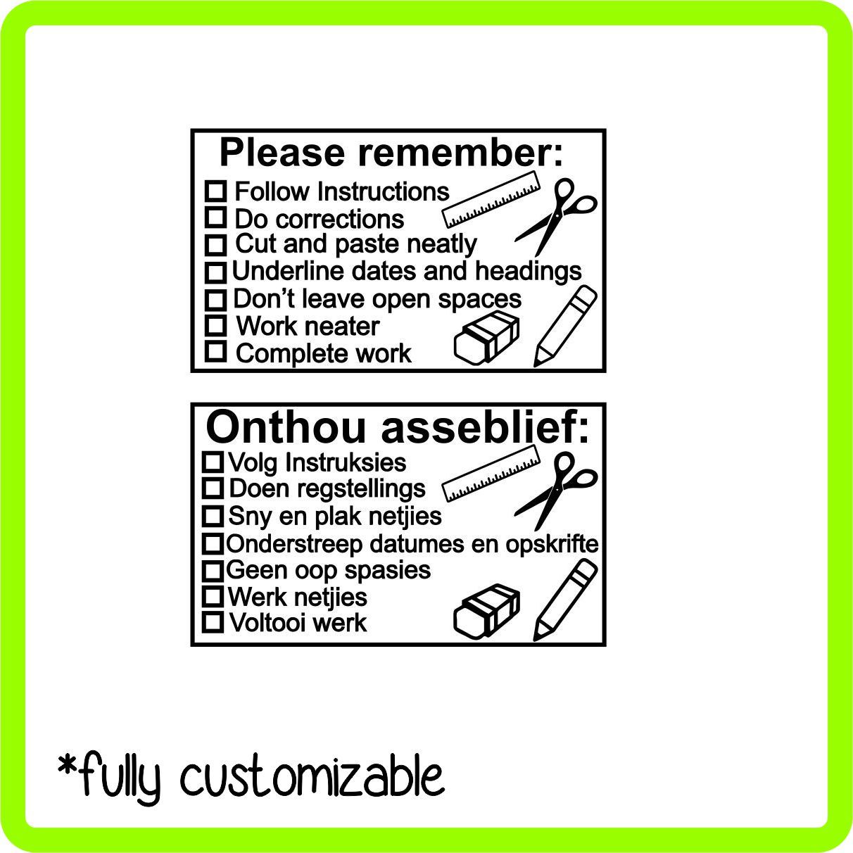 Checklist Stamp - 5