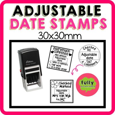 30x30 Date Stamps