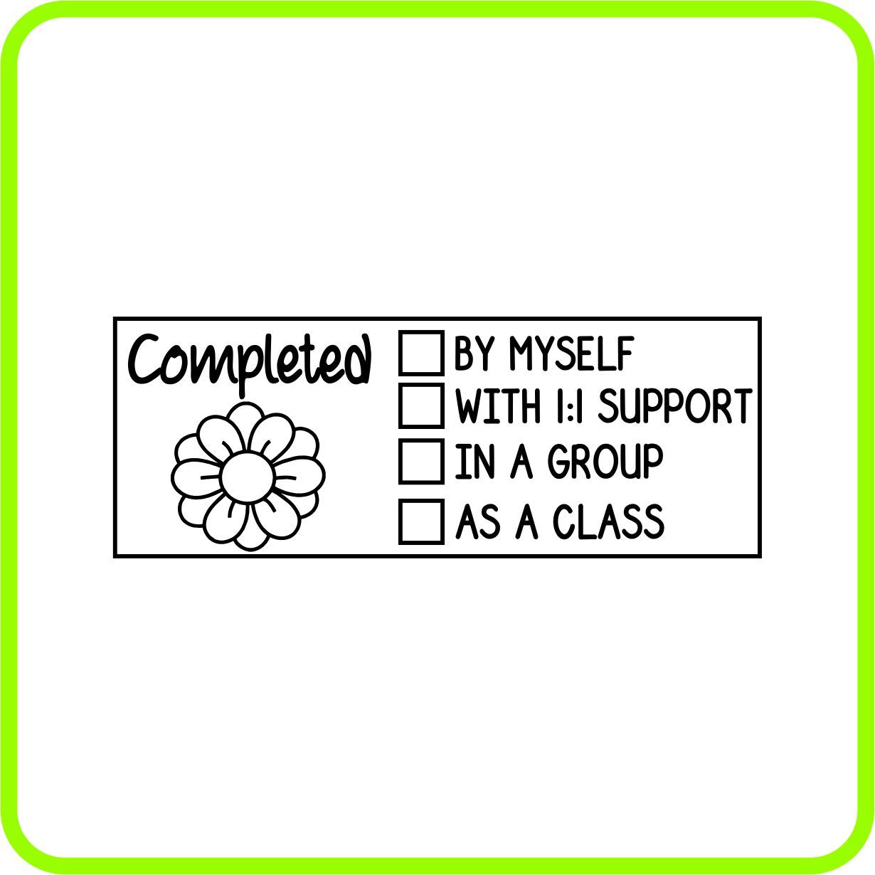 Checklist Stamp - Completed