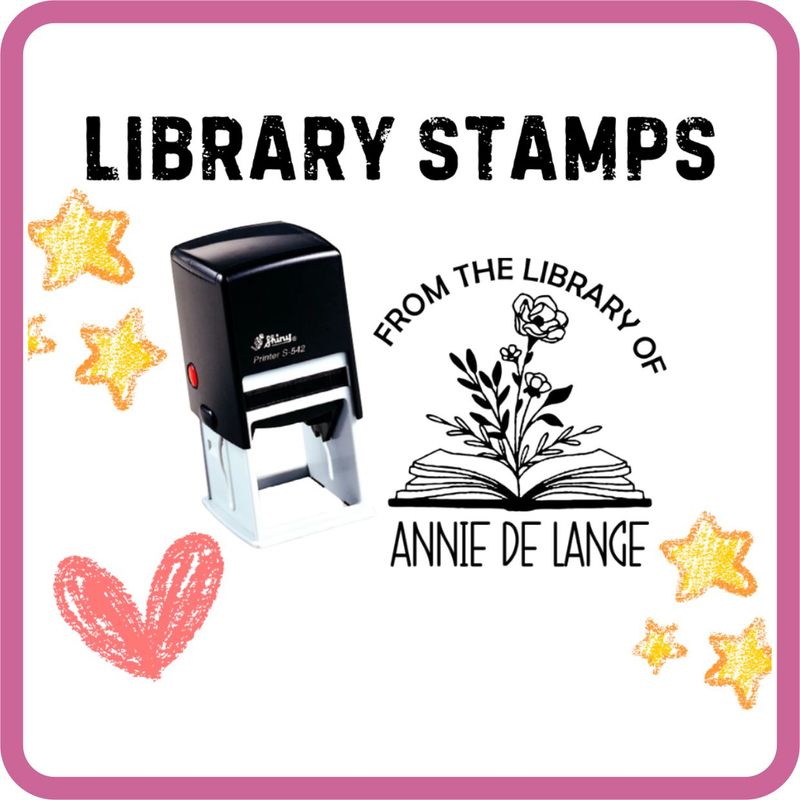 42x42mm Library Stamps