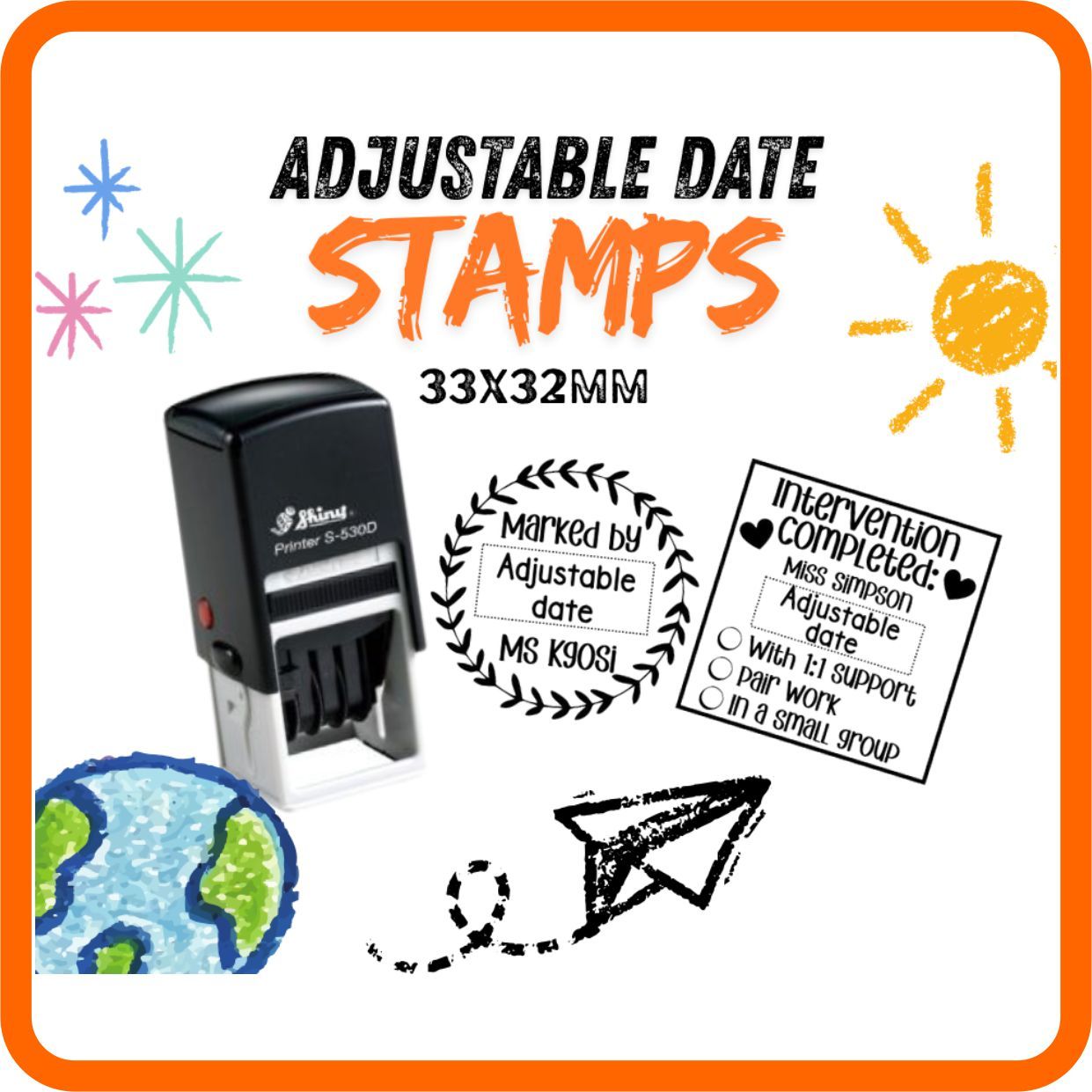 32x32 Date Stamps