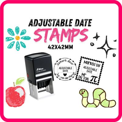 42x42mm Date Stamps