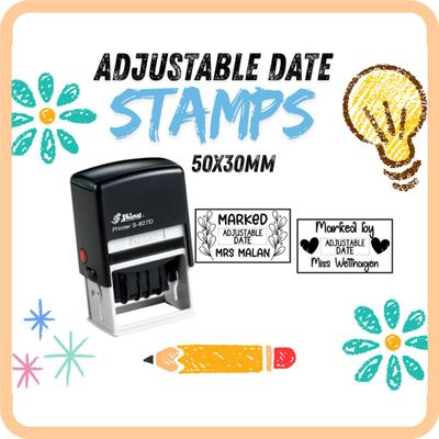 50x30mm Date Stamps