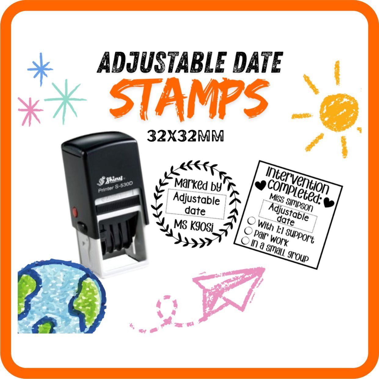 32x32 Date Stamps