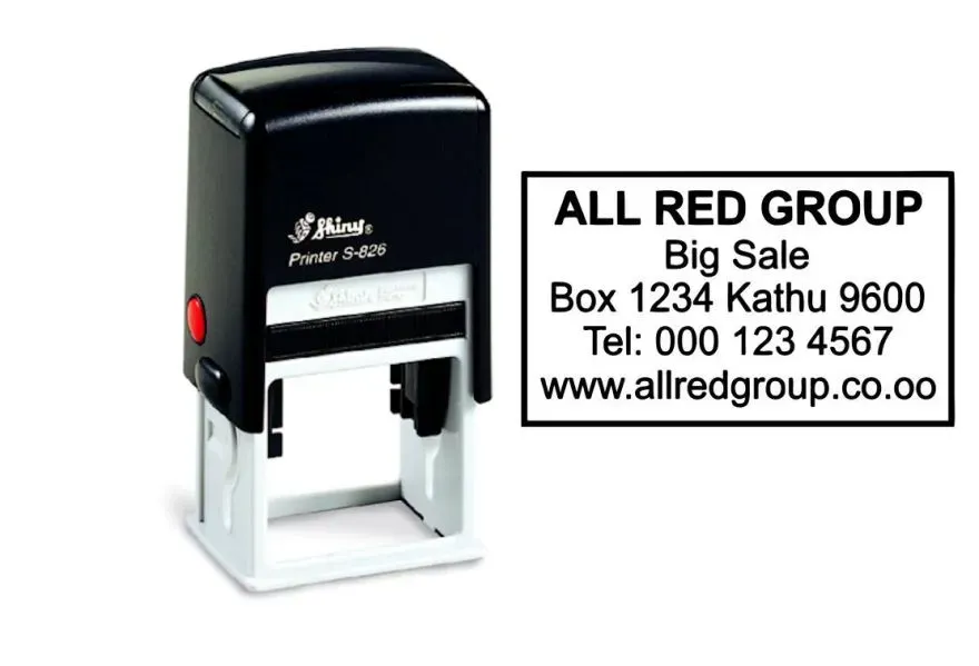 Shiny S-826 Stamp + Layout - Jozi Stamps 
