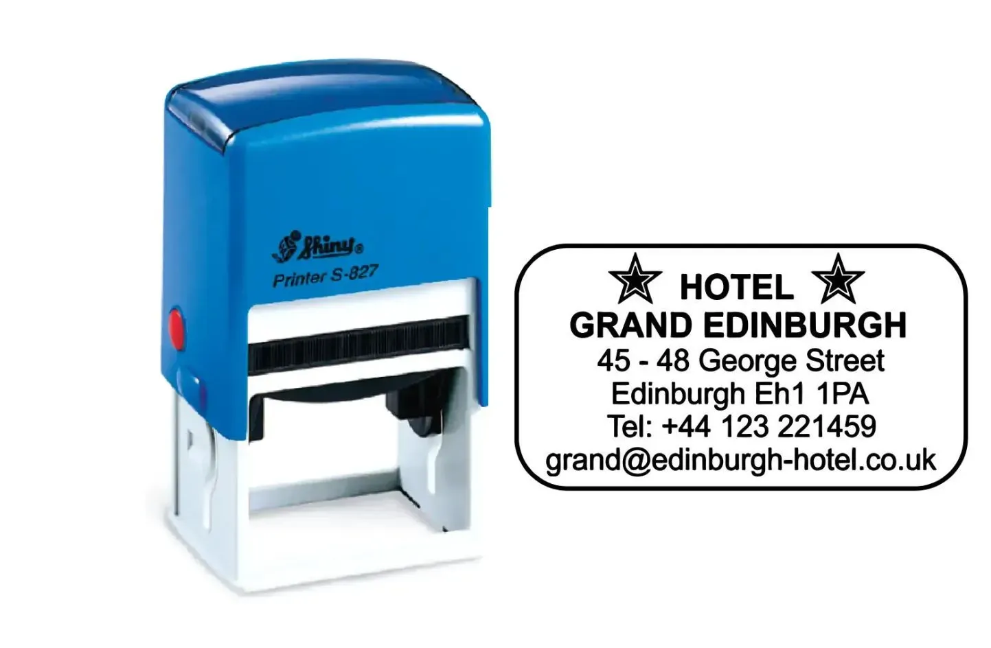 Shiny S-827 Stamp + Layout- Jozi Stamps 
