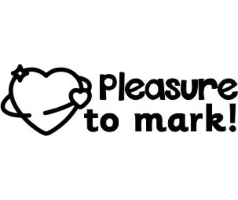 Pleasure to mark