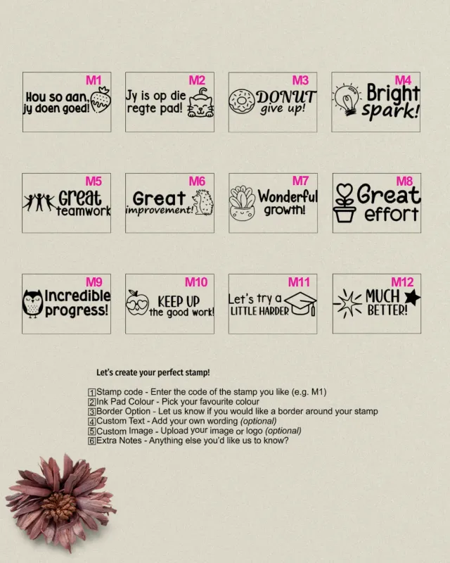 Motivational Stamps
