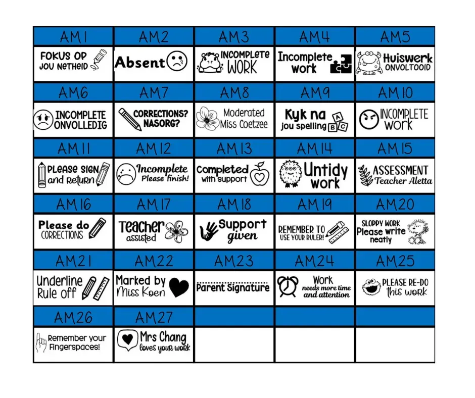 Admin &amp; Marking Stamps - Jozi Stamps 