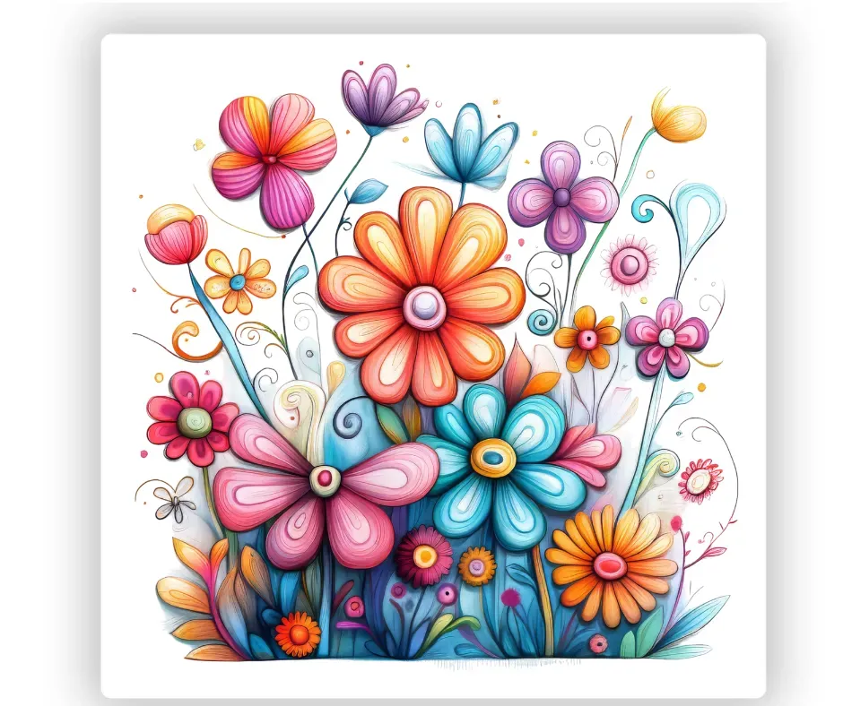 Flower Coasters - Jozi Stamps