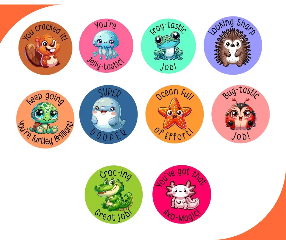 Teacher Reward Stickers - Jozi Stamps