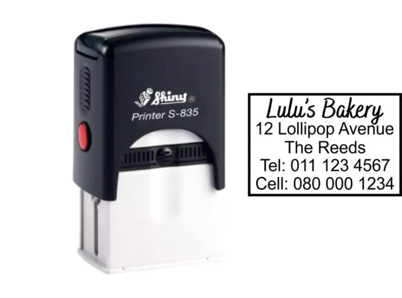 Shiny S-835 Stamp - Jozi Stamps 