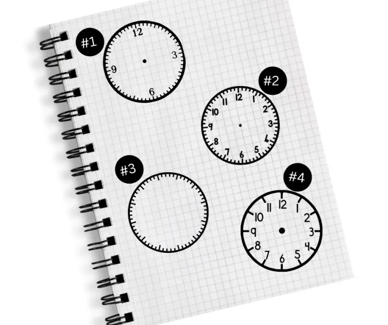 Teacher Clock Stamps - Jozi Stamps 