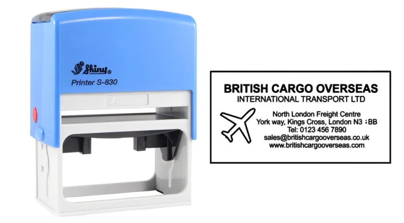 Shiny S-830  (75x38mm) - Jozi Stamps 