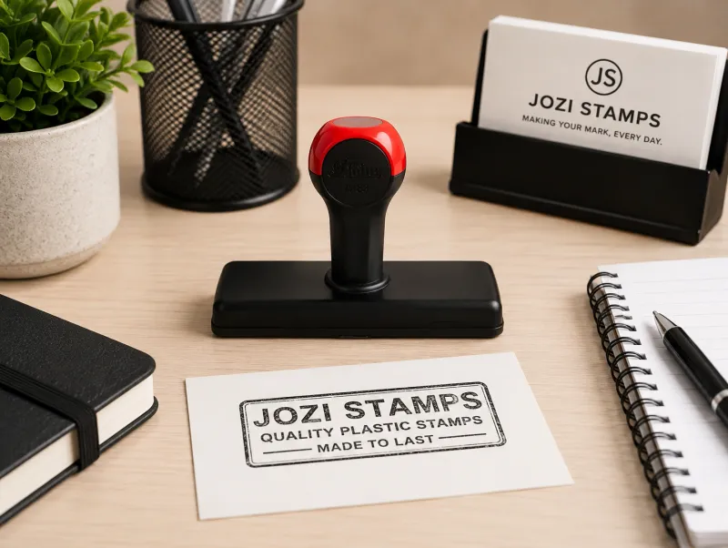 Plastic Handle Stamps