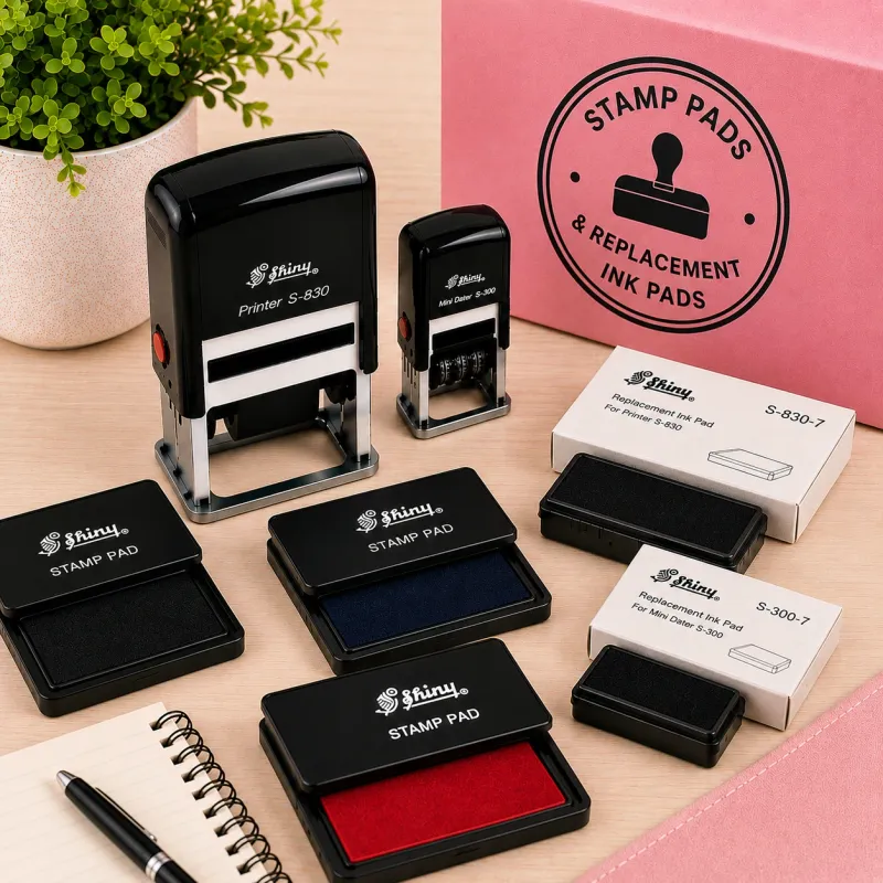Shiny Stamp Pads and Replacement Ink Pads South Africa Jozi Stamps webp