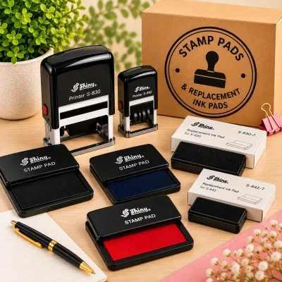 Shiny Stamp Pads and replacement ink pads Jozi Stamps webp