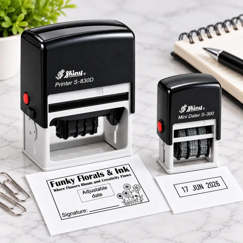Shiny Adjustable Date Stamps Jozi Stamps webp