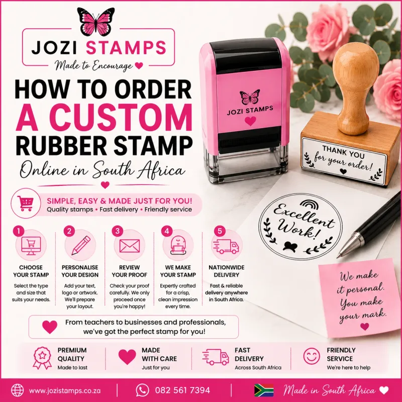 How to Order a Custom Rubber Stamp Online in South Africa