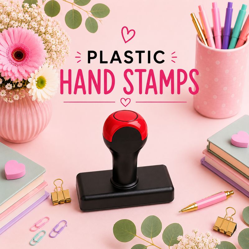 Plastic Duo Handle Teacher Stamps Jozi Stamps webp