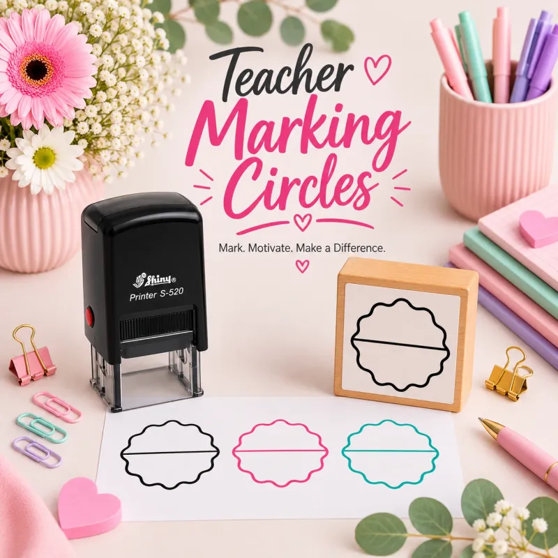 Teacher Marking Circle Stamps Jozi Stamps webp