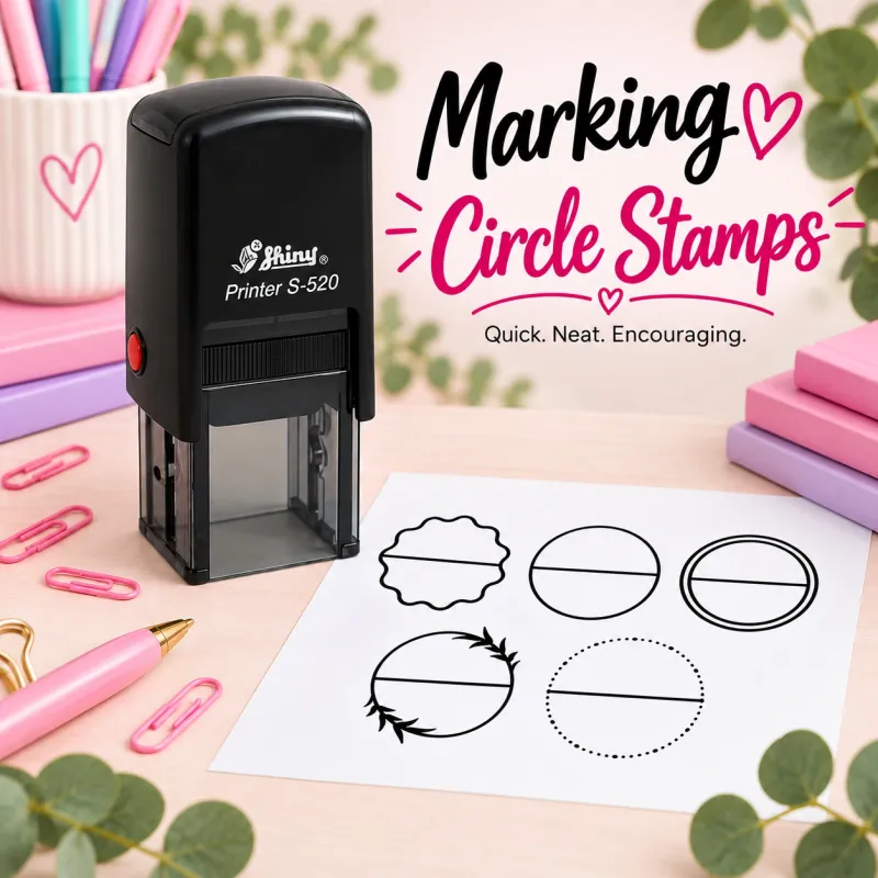 Teacher Marking Cicles Self-Inking Stamps Jozi Stamps webp