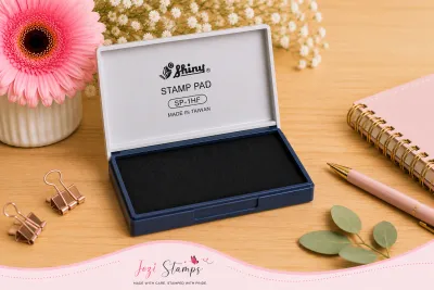 Shiny SP-1HF stamp pad 65x45mm for traditional rubber stamps by Jozi Stamps webp