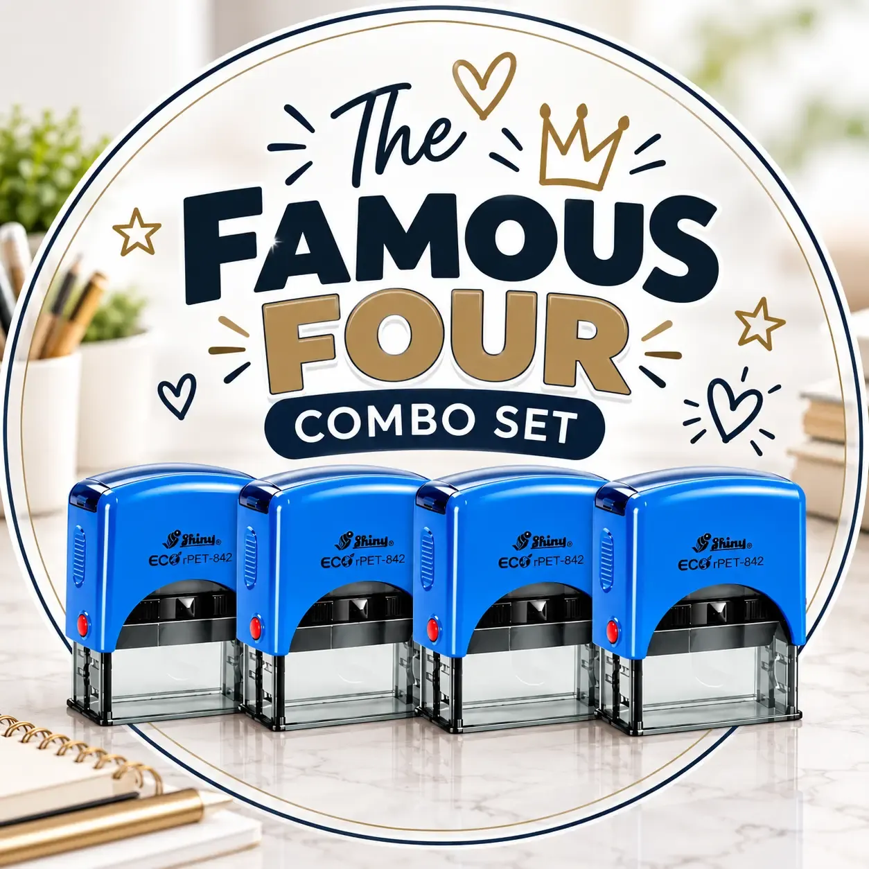 The Famous Four Teacher Combo Set Jozi Stamps webp