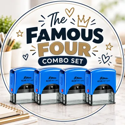 The Famous Four Teacher Combo Set Jozi Stamps webp