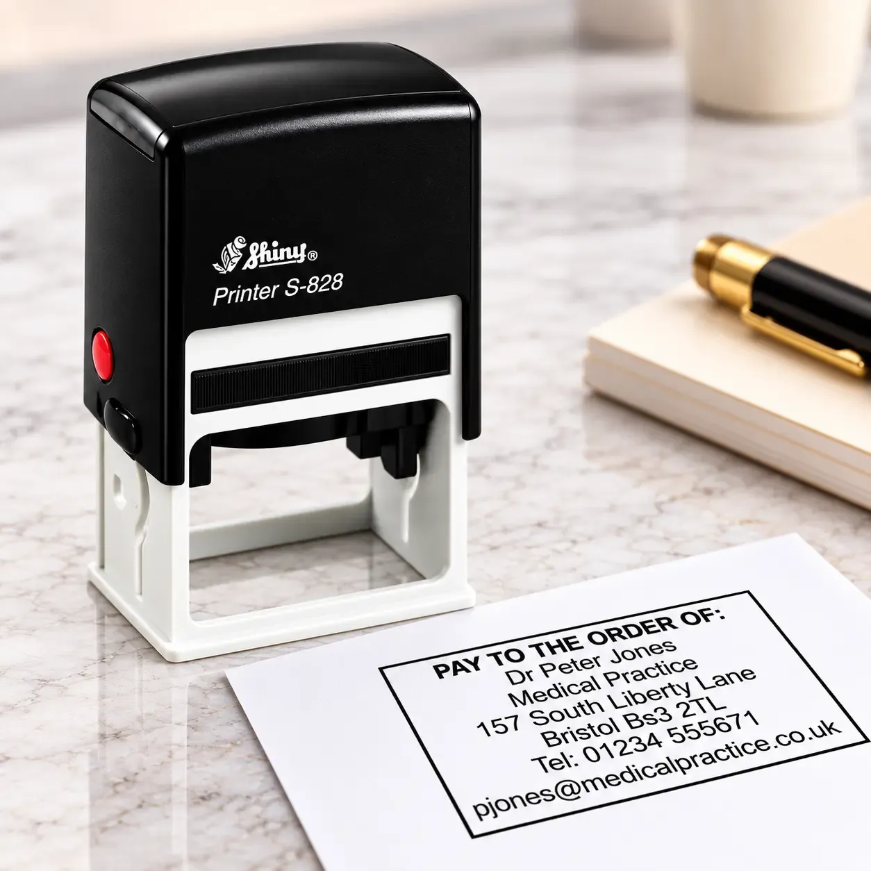 Shiny S-828 Company Stamp Jozi Stamp webp