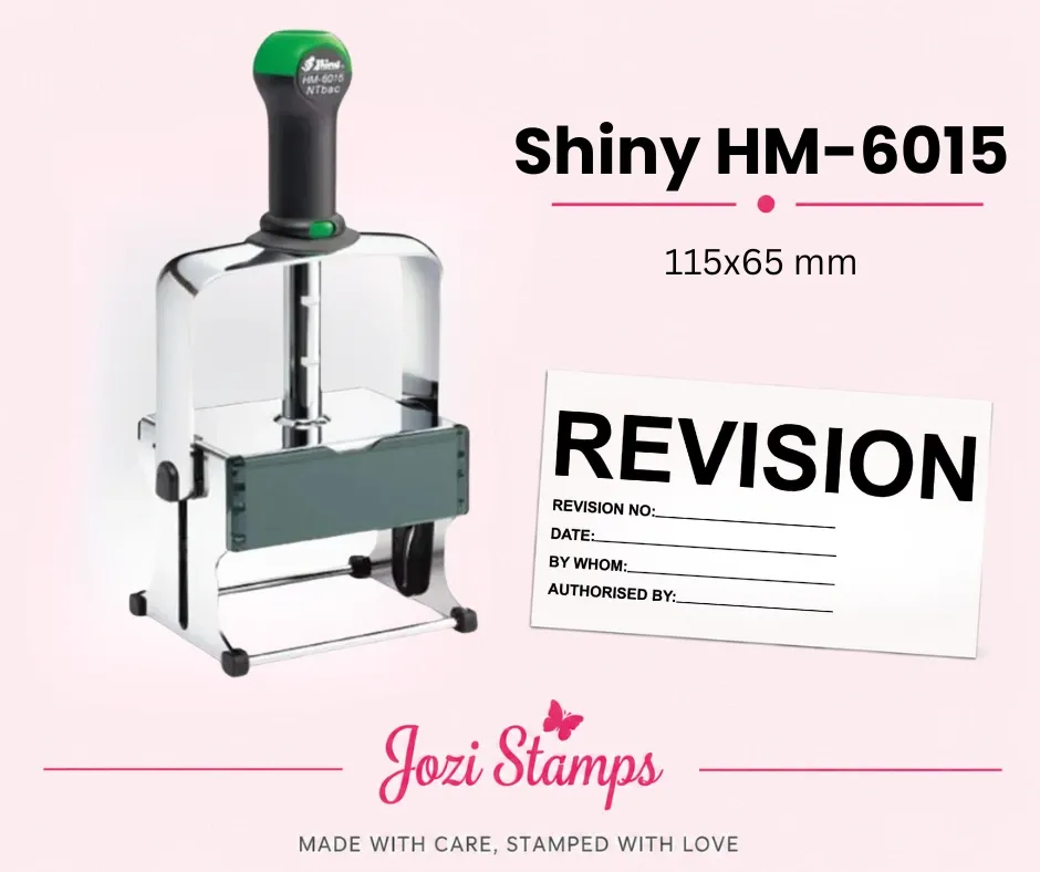 Shiny HM-6015 (115x65mm) Heavy Duty Self-inking Stamp South Africa Jozi Stamps webp