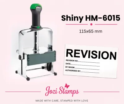Shiny HM-6015 (115x65mm) Heavy Duty Self-inking Stamp South Africa Jozi Stamps webp